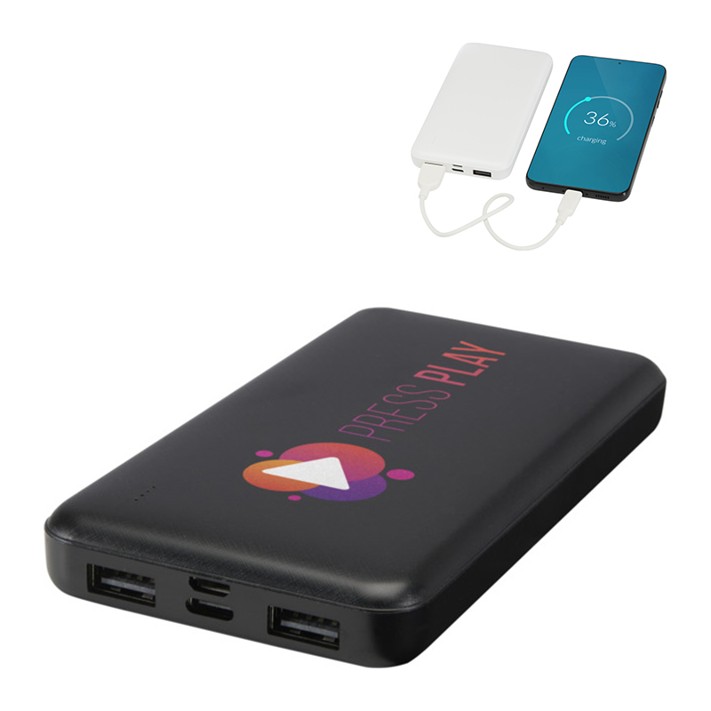Powerbank aus recyceltem Kunststoff
